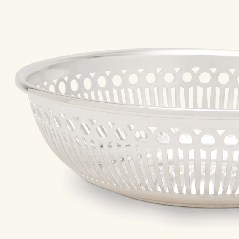 Albi Bread Basket Silver Plated 17cm christofle albi bread basket silver plated 17cm