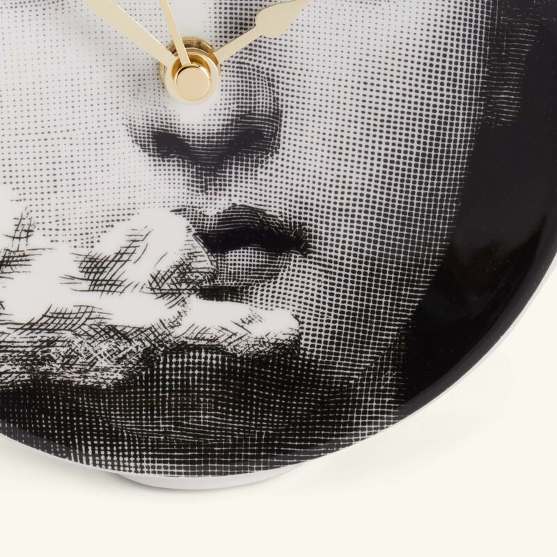 fornasetti tra le nuvole desk clock grey