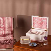 Barocco Jewelry Box Medium Pink versace barocco jewelry box medium pink