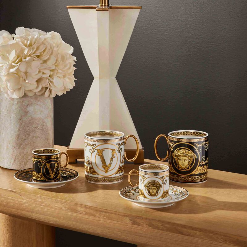 versace virtus gala coffee cup black