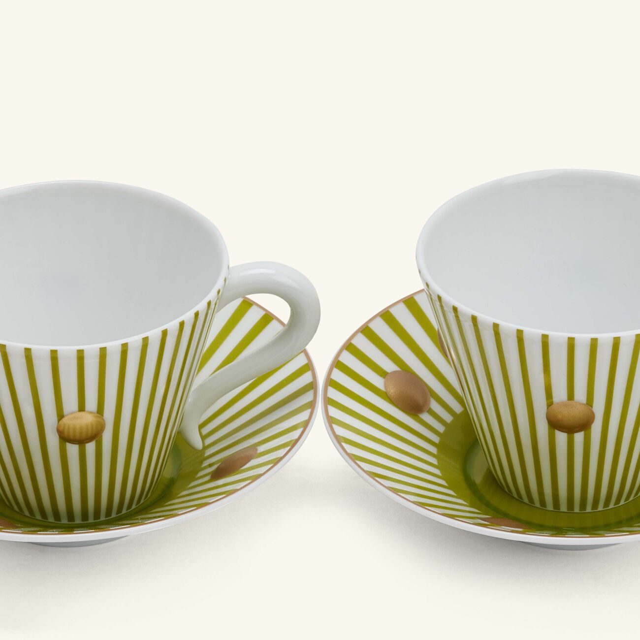 Absinthe Coffee Cup & Saucer Green Set Of 2 bernardaud absinthe coffee cup saucer green set of 2