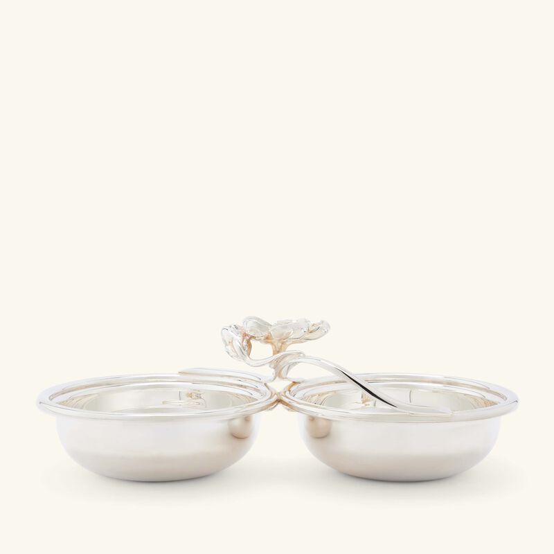 christofle anemone serving bowl silver plated