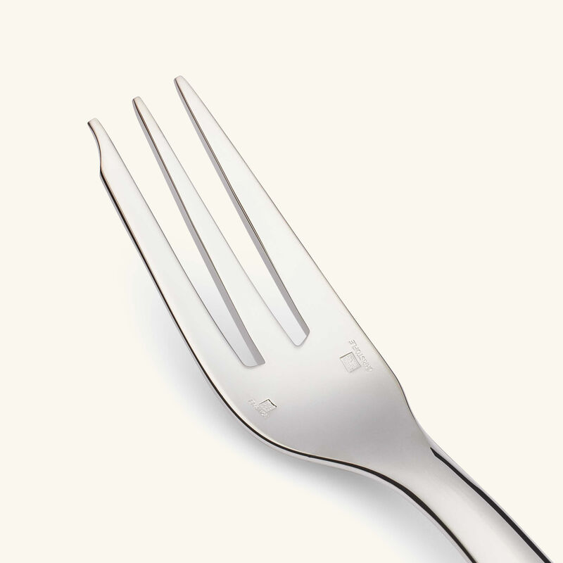christofle infini cake fork silver plated