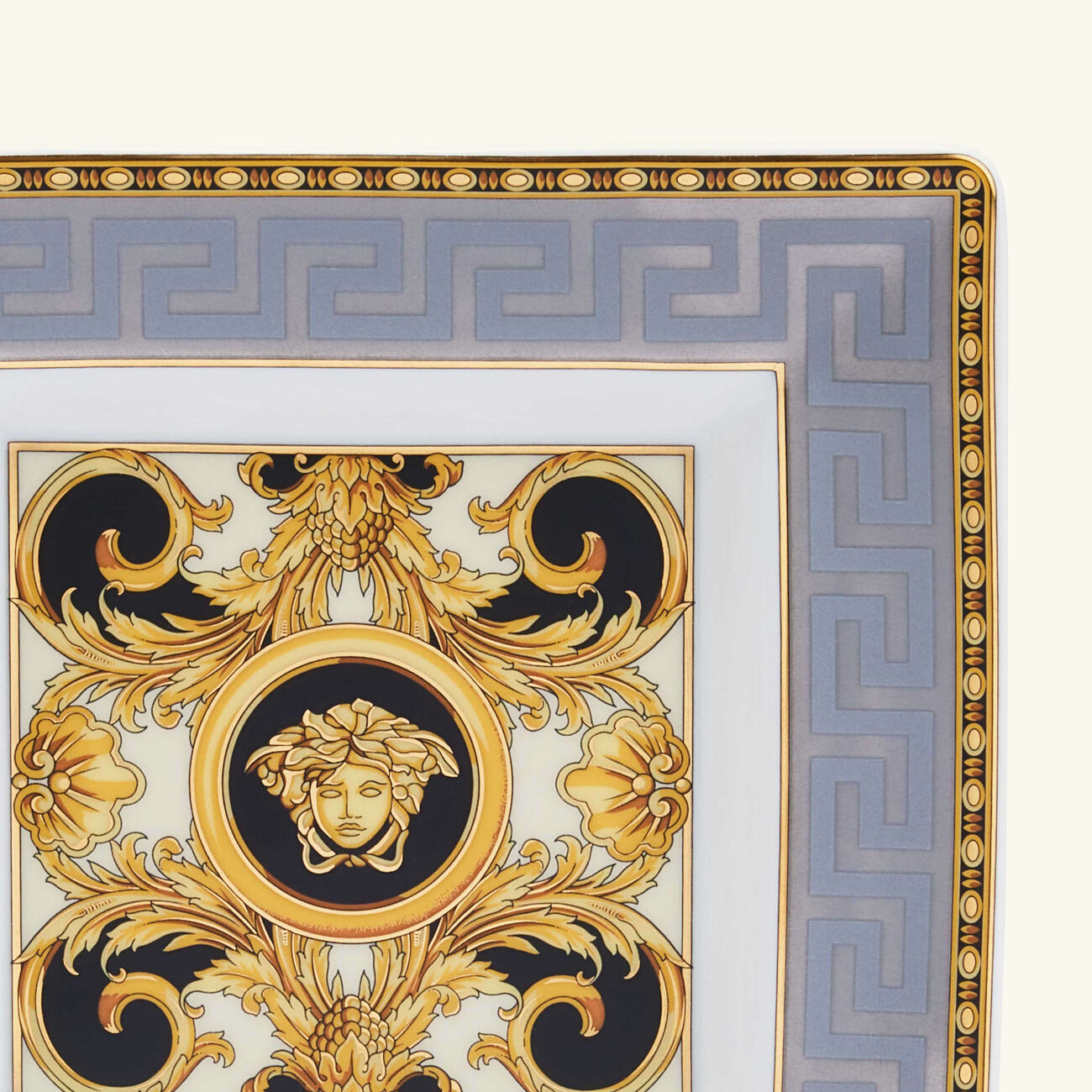 Prestige Gala Trinket Tray Square Small Grey versace prestige gala trinket tray square small grey