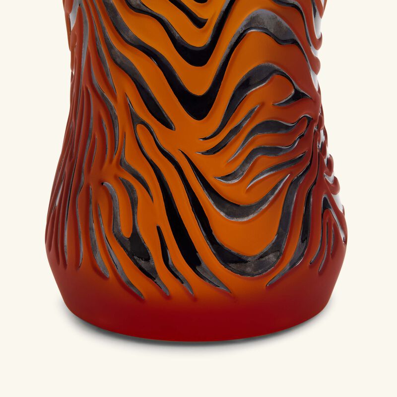 Tigre Vase Large Gold lalique tigre vase large gold