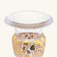 lalique versailles vase medium gold