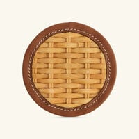 Bailey Coaster Brown Set of 4 ralph lauren home bailey coaster brown set of 4