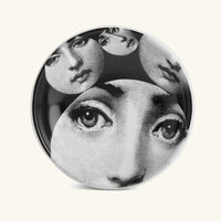 Tema e Variazioni no.242 Ashtray Round Small Grey fornasetti tema e variazioni no 242 ashtray round small grey