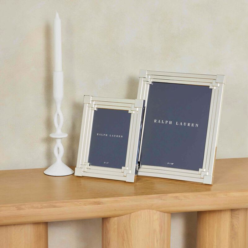 ralph lauren home gammond picture frame silver plated 12x17cm