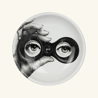 fornasetti tema e variazioni no 371 ashtray round small black