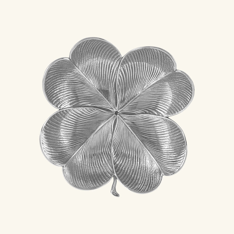 buccellati clover leaf bowl medium silver