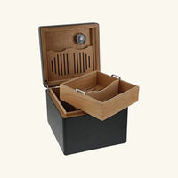 st dupont cigar humidor cube black