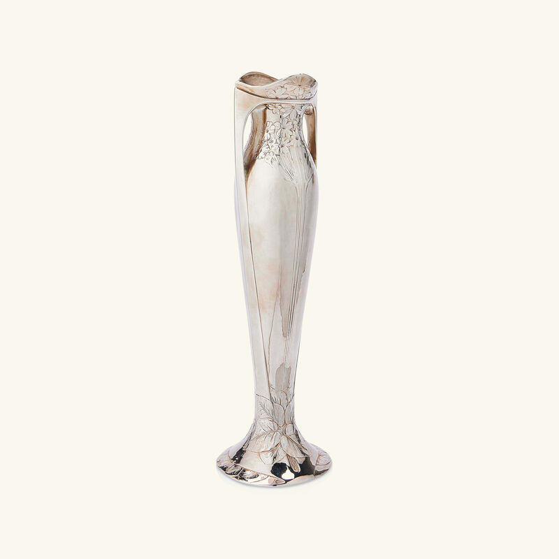 christofle gallia japanese primrose vase medium silver plated