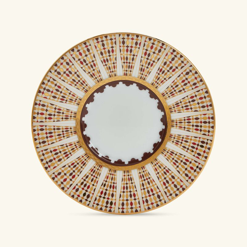 هافيلاند طقم كافالييه رويال المؤلف من 4 فناجين للقهوة مع صحونها بنقوش ذهبية