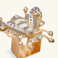 Glam Fly Napkin Ring Gold Set Of 4 kim seybert glam fly napkin ring gold set of 4