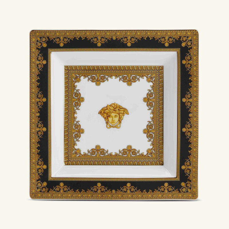 I Love Baroque Trinket Tray Square Black versace i love baroque trinket tray square black