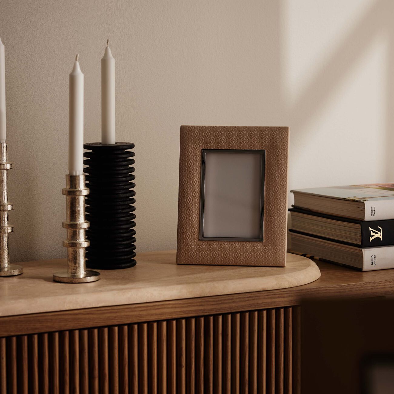 giobagnara elie saab monogram frame mouton beige 27x21cm