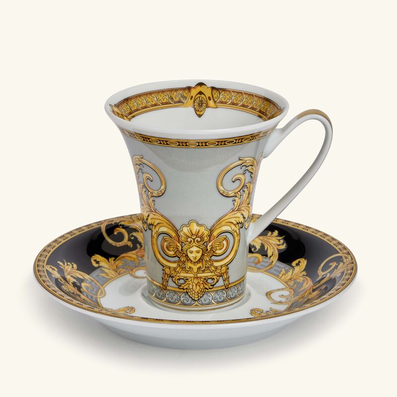 فيرساتشي طقم القهوة برستيج جالا أبيض