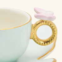 Butterfly Coffee Cup & Saucer Blue villari butterfly coffee cup saucer blue