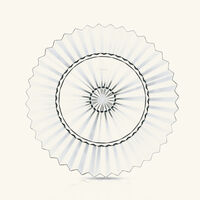 baccarat mille nuits dessert plate round clear 26cm