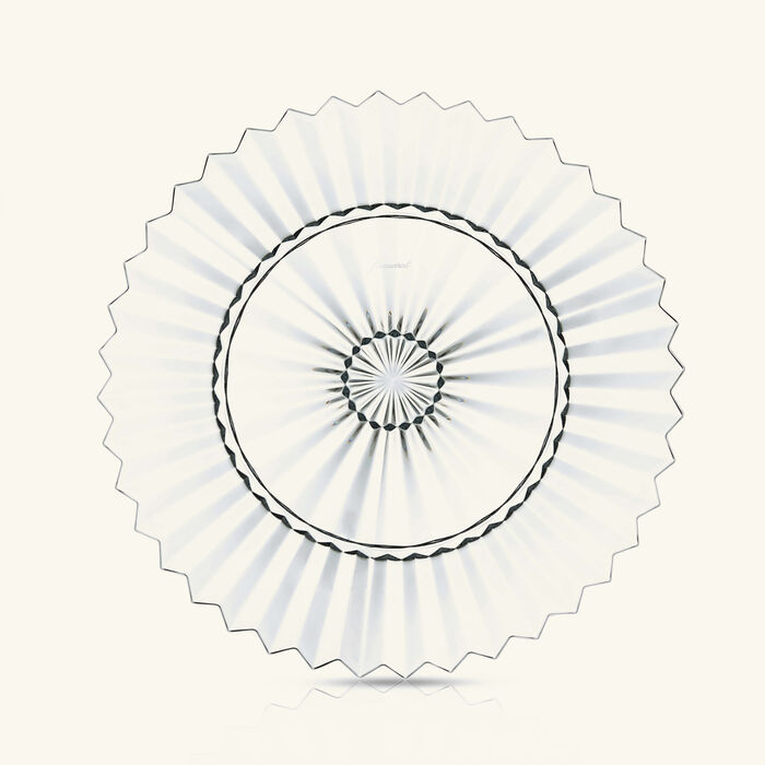 Mille Nuits Dessert Plate Round Clear 26cm