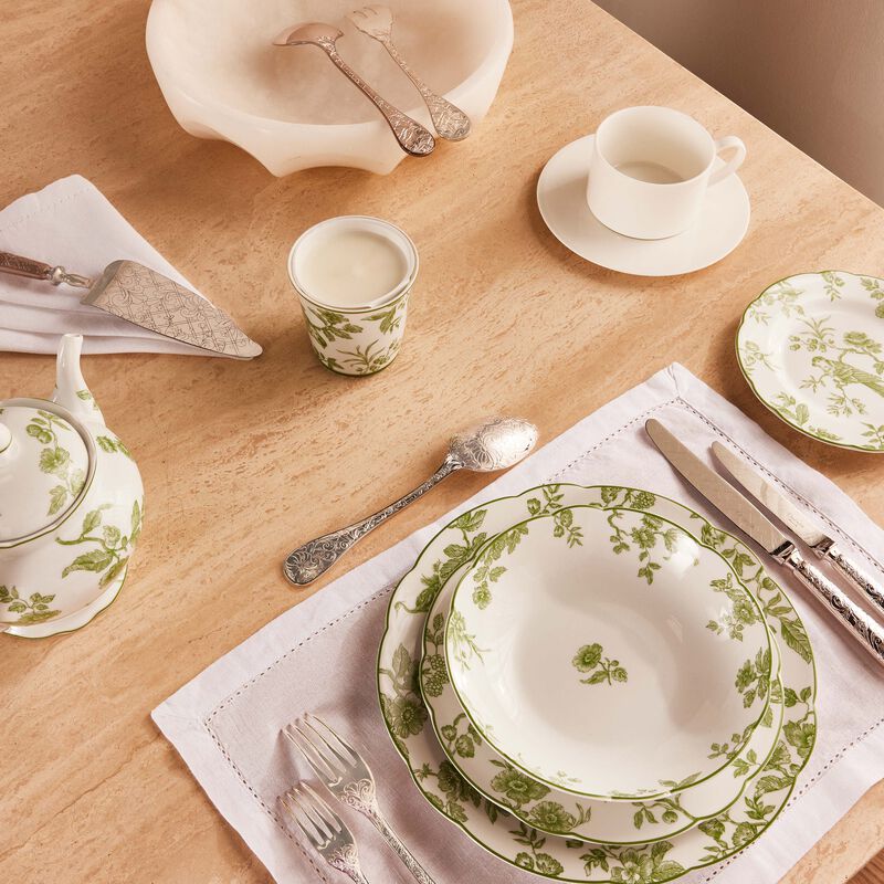 christofle jardin d eden flatware set for 12 people 75 pieces silver plated