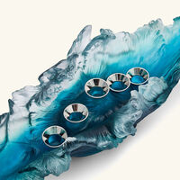 دوم شمعدان مايا كبير أزرق