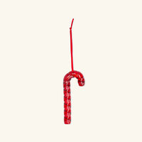 Candy Cane Ornament Mini Red baccarat candy cane ornament mini red