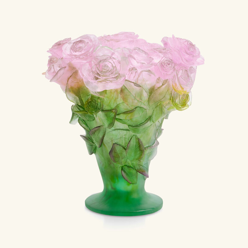 Roses Vase Medium Pink daum roses vase medium pink