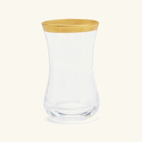 villari acapulco tea cup   saucer clear