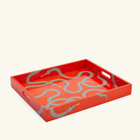 Eden Tray Rectangular Large Orange jonathan adler eden tray rectangular large orange