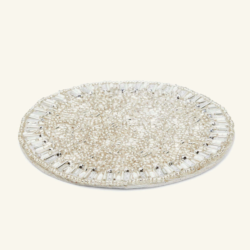 Bevel Coasters Silver Set Of 4 kim seybert bevel coasters silver set of 4