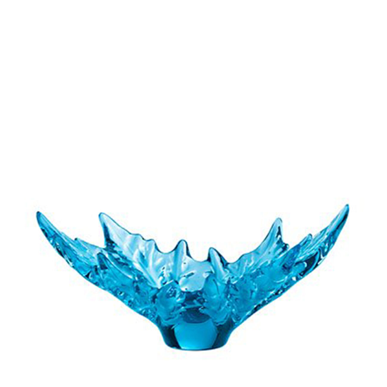 Champs-Élysées Centerpiece Small Blue lalique champs lys es centerpiece small blue
