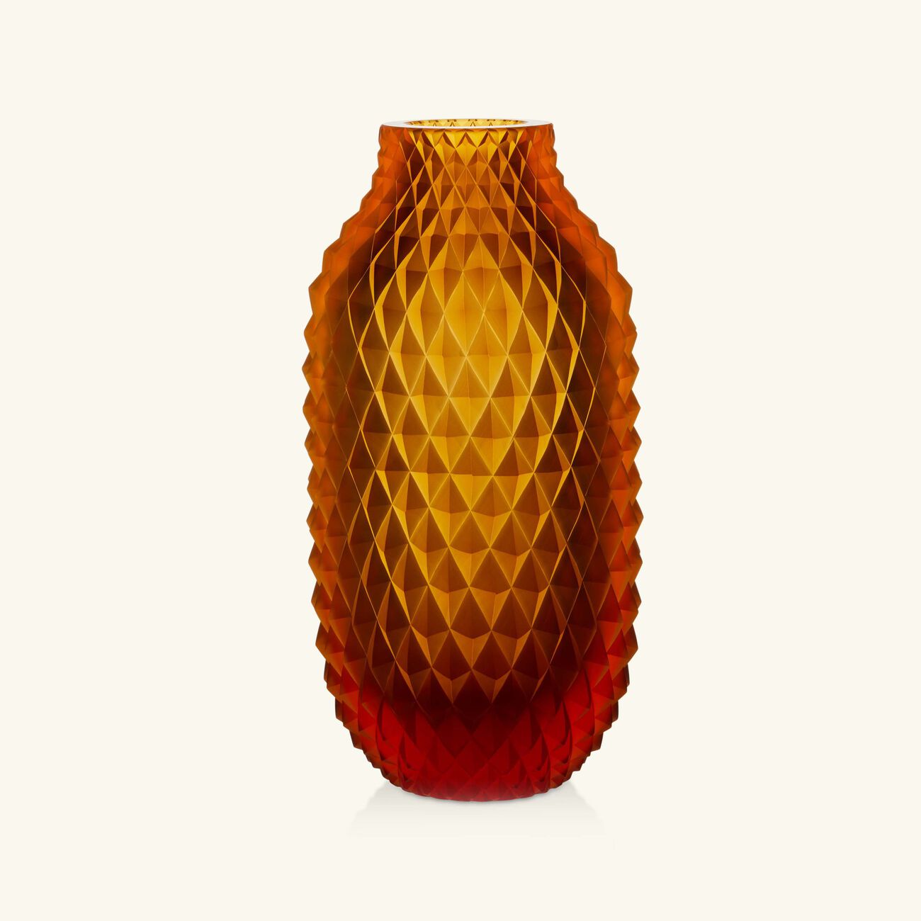 Heroine Coco Vase Round Large Amber ruckl heroine coco vase round large amber