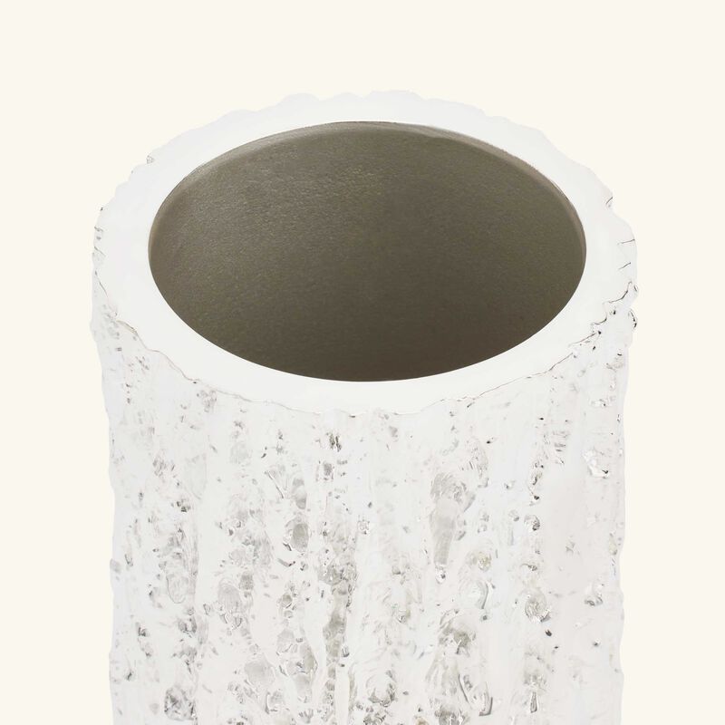 كريستوفل مزهرية سيف دارجان صغيرة جدًا مطلية بالفضة