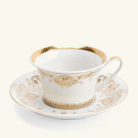 versace medusa gala tea cup   saucer white set of 6