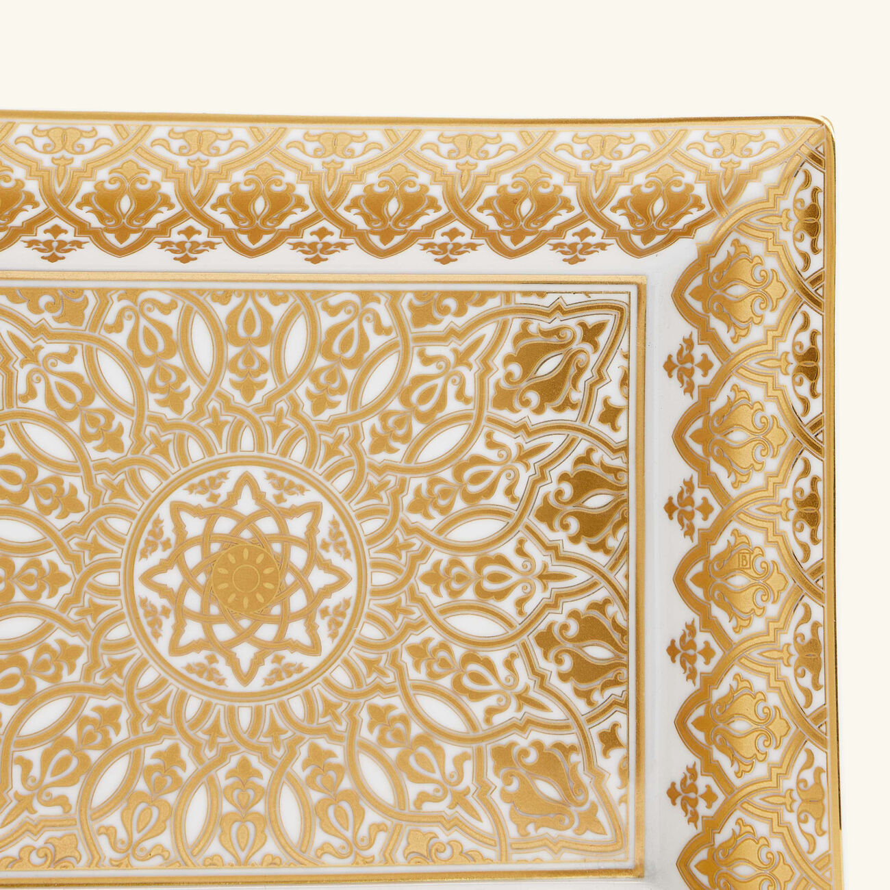 برناردو صينية الحلى والمجوهرات فينيس مستطيلة صغيرة باللون الذهبي