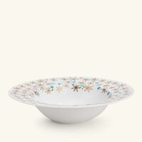 bernardaud feerie michael cailloux soup plate round pink 22cm