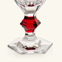 baccarat harcourt 1841 love drinking glass red
