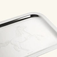 christofle albi lunar new year serving tray silver plated 26x20cm