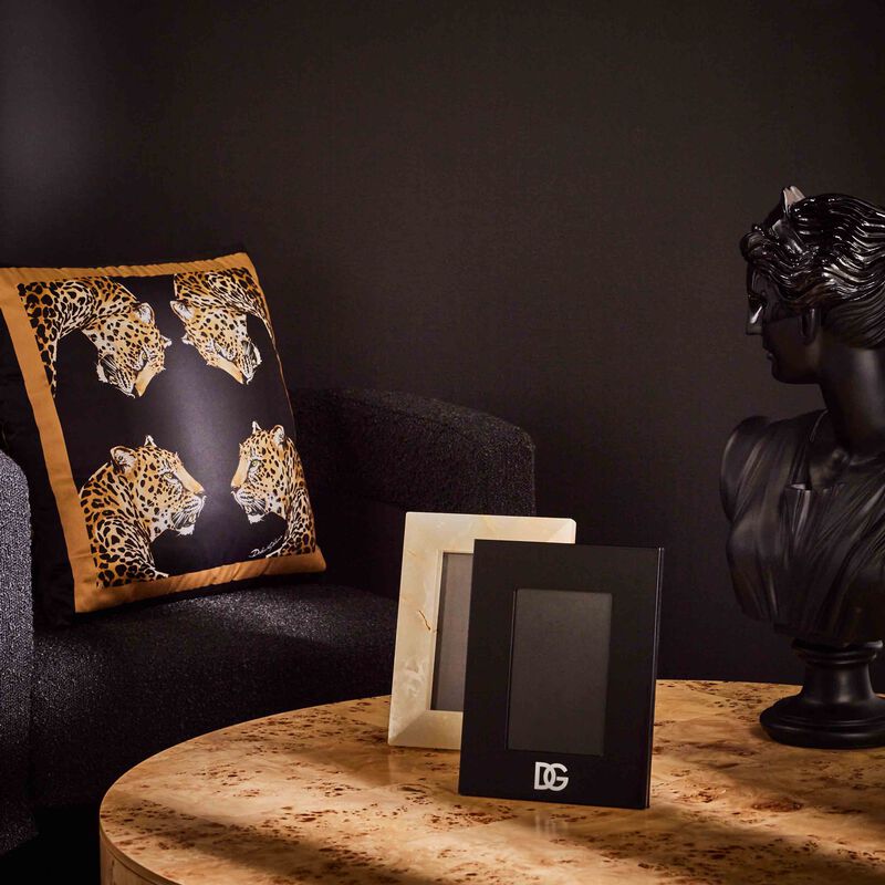 dolce gabbana casa lacquered wooden picture frame black 17x22cm