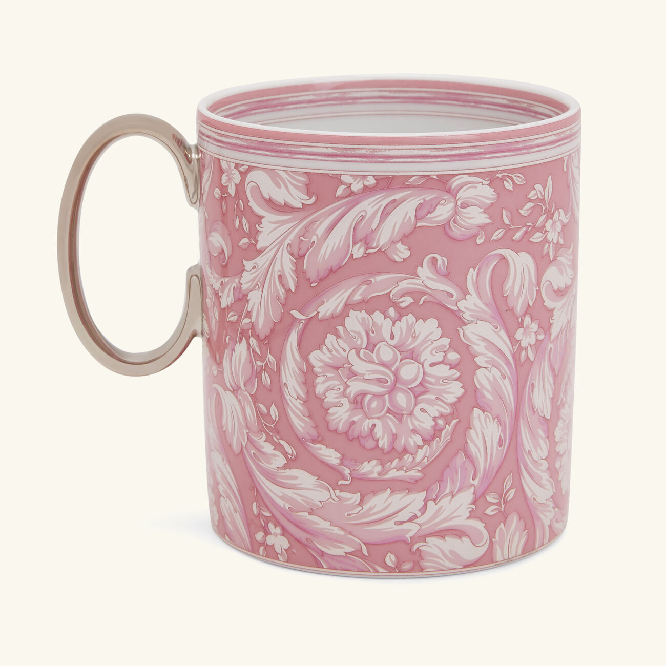 Barocco Mug Pink versace barocco mug pink