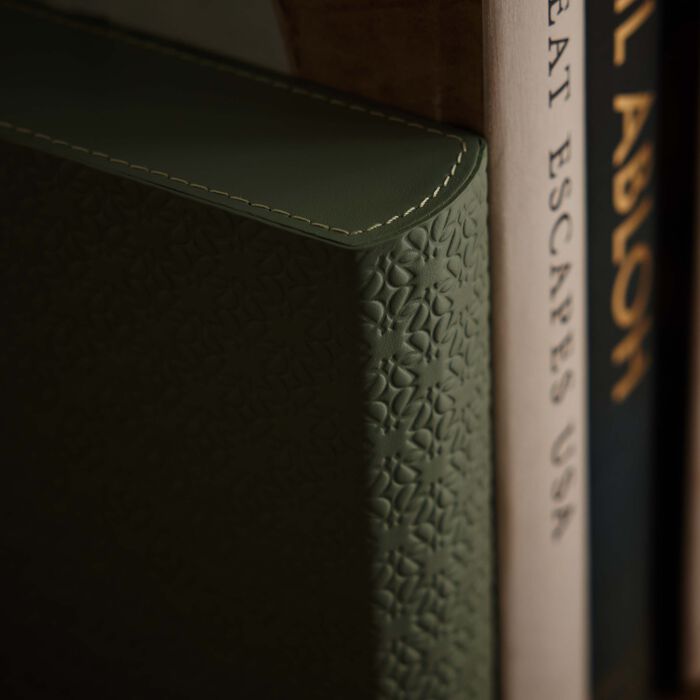 Elie Saab Monogram Bookends Agata Green giobagnara elie saab monogram bookends agata green