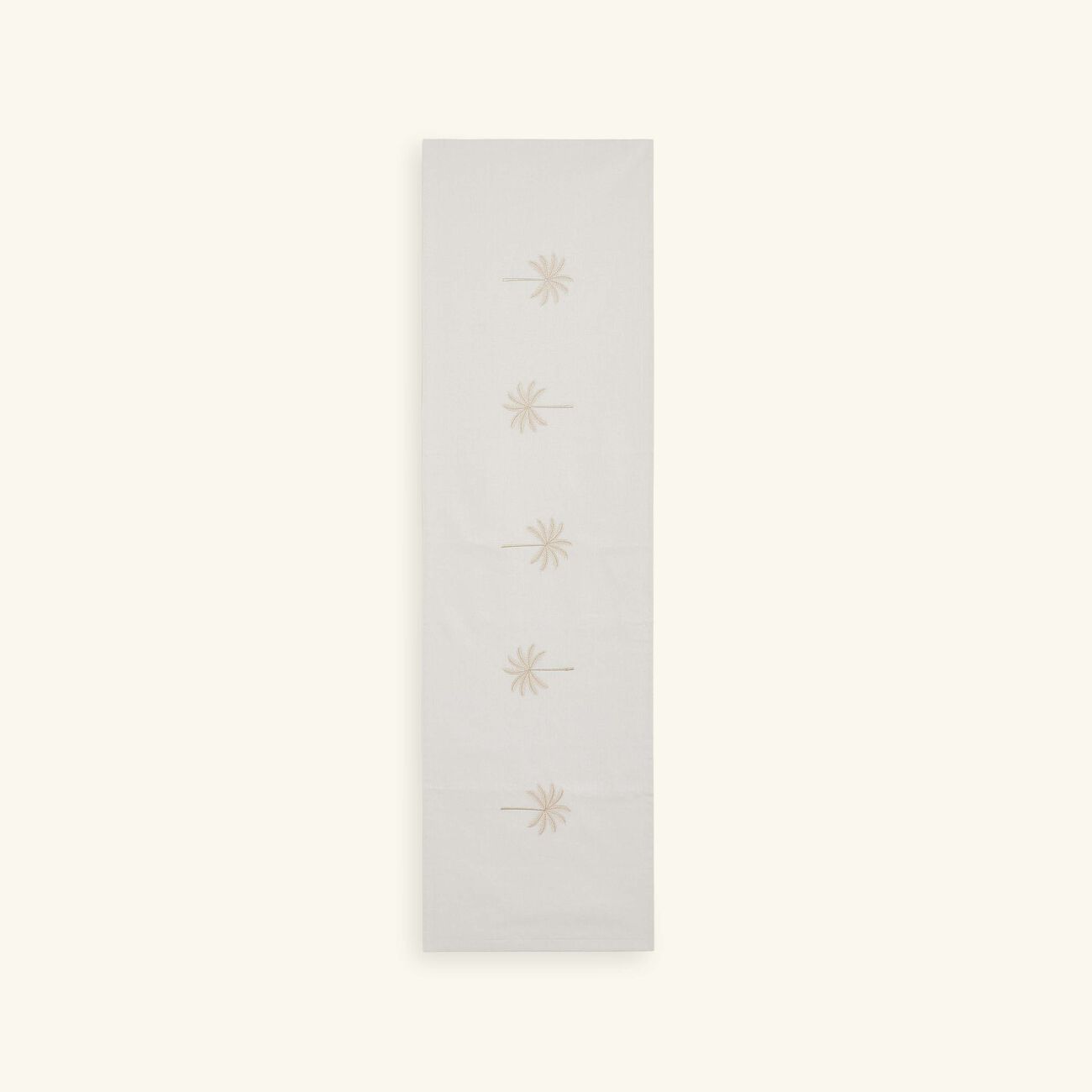 catherine denoual palm tree runner beige