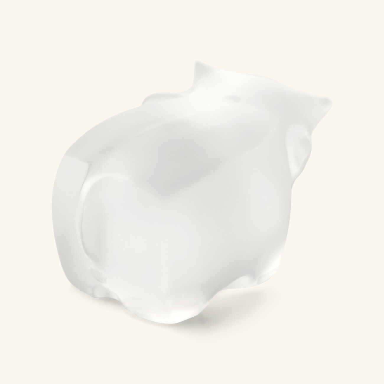 lalique niu wang wang ox sculpture small clear