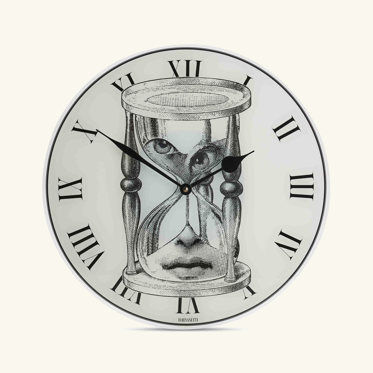 Viso Wall Clock fornasetti viso wall clock