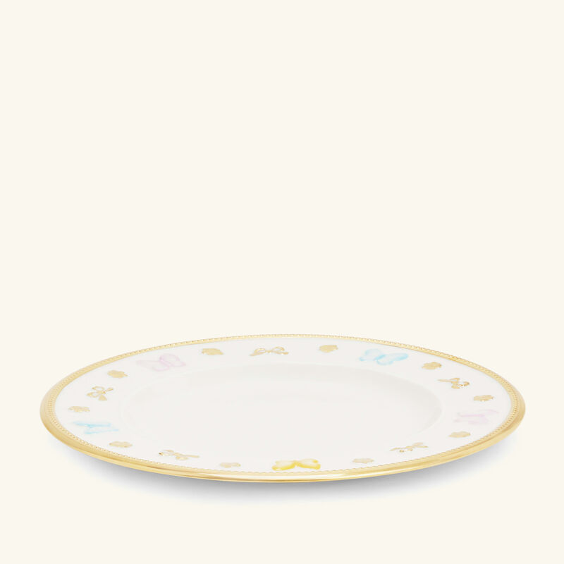 villari butterfly dessert plate white 21cm