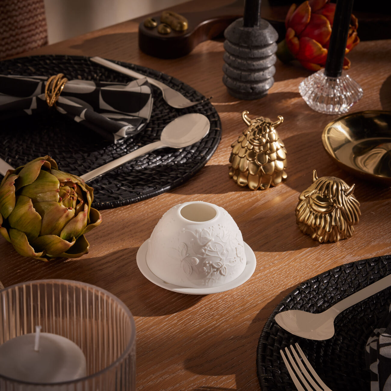 bernardaud hummingbirds led lithophanie