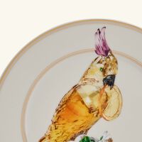 rosenthal idyllia bread   butter plate round cockatoo 18 cm