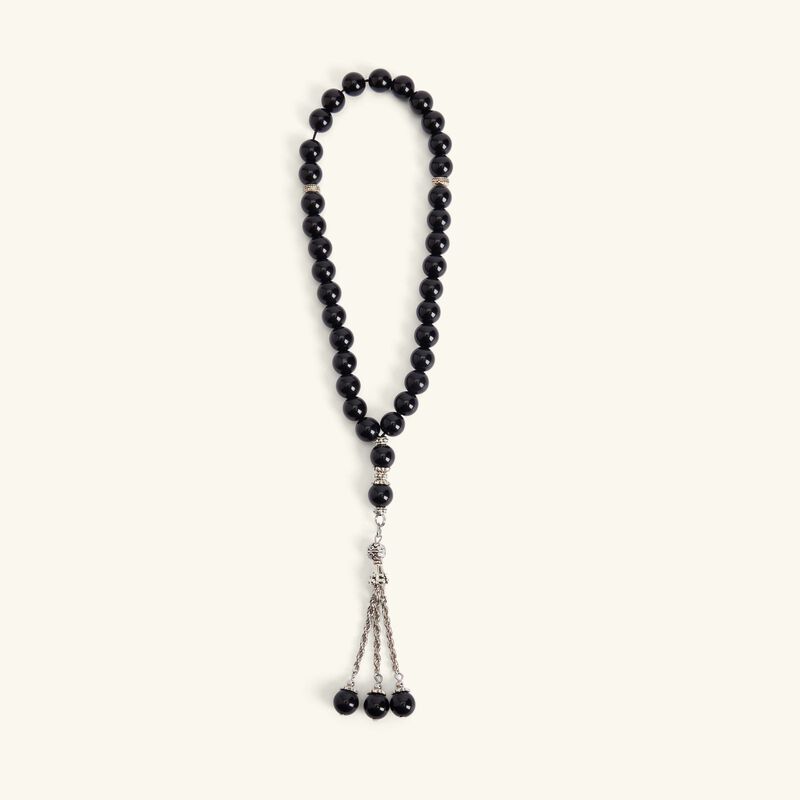Misbaha Black Onyx light of sakina misbaha black onyx